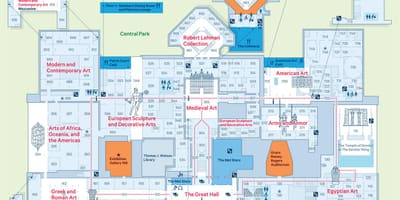 Карта на метрополитън музей