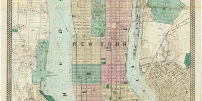 Историческата карта на Манхатън
